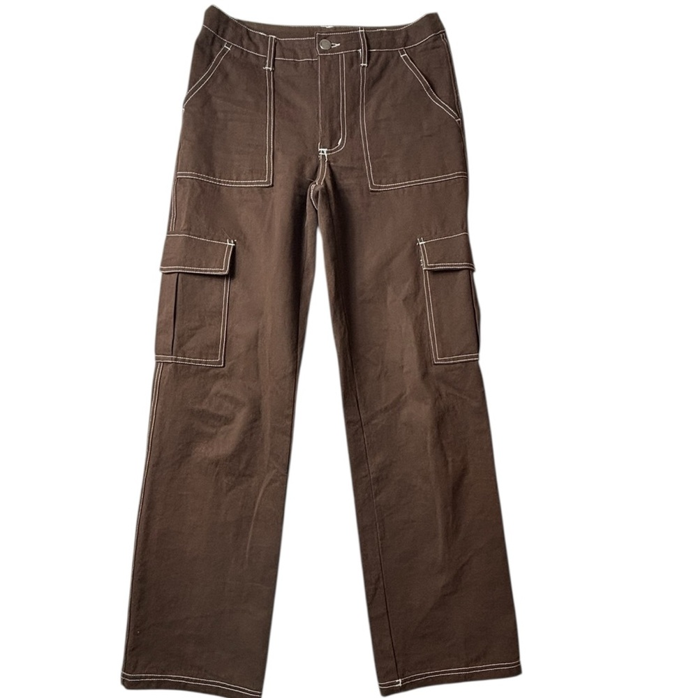 Full Tilt Dark Brown Cargo Pants